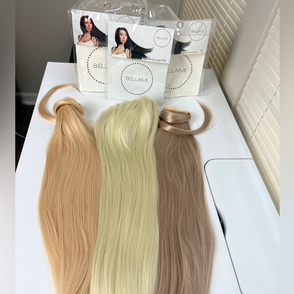 3 Bellami Hair Ponytails